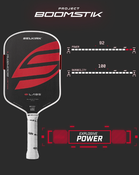 SUPR Pickleball Shop Paddles Labs Project Boomstik Elongated