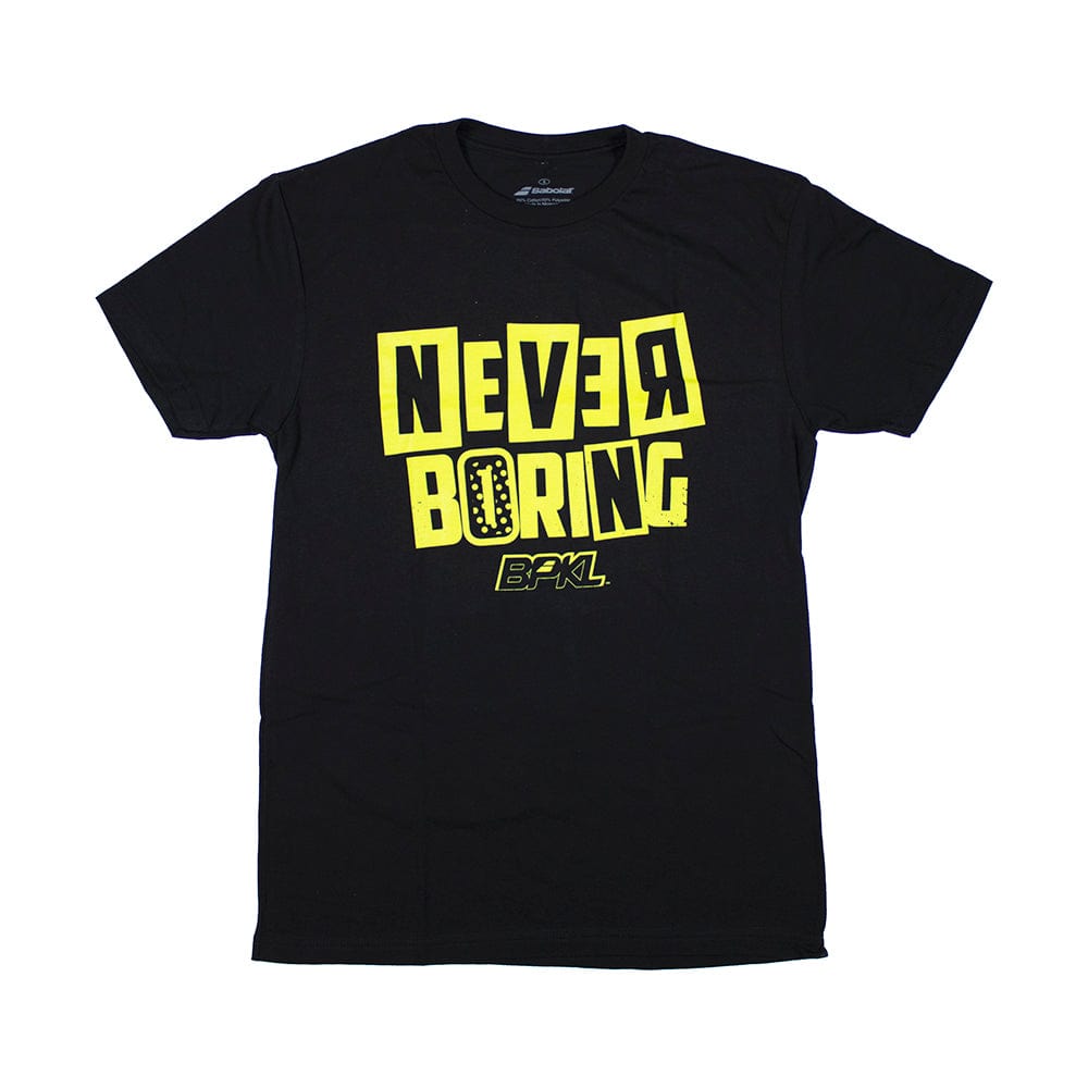 Babolat Apparel Small Babolat Never Boring T-Shirt