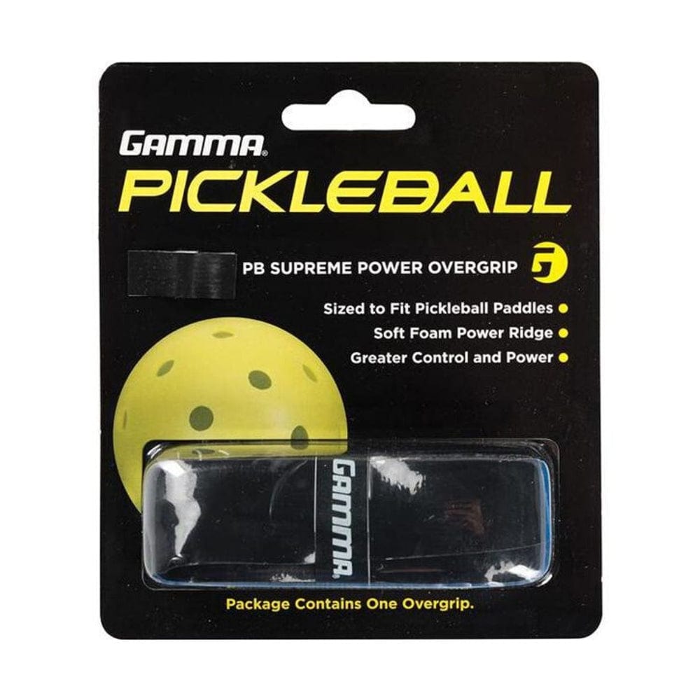 GAMMA GRIPS Black GAMMA Supreme Power Overgrip