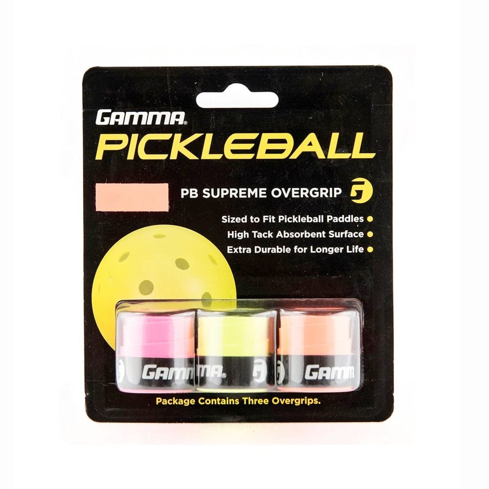 GAMMA GRIPS Neon GAMMA Supreme Overgrip 3-Pack