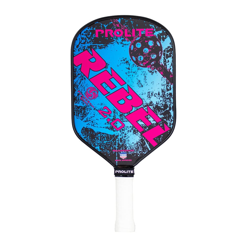 ProLite Paddles Blue/Hot Pink ProLite Rebel Powerspin 2.0 Pickleball Paddle